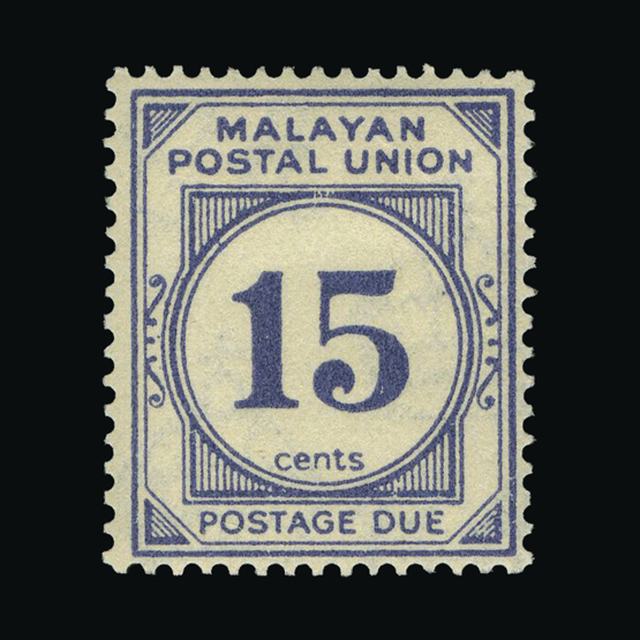 Lot 15858 - Malaya - Postal Union 1945-49 -  UPA UPA Auction UPA 98