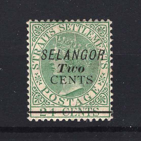Lot 15866 - malaya - selangor 1891 -  UPA UPA Auction UPA 98