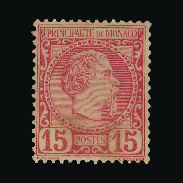 Lot 16494 - Monaco 1885 -  UPA UPA Auction UPA 98