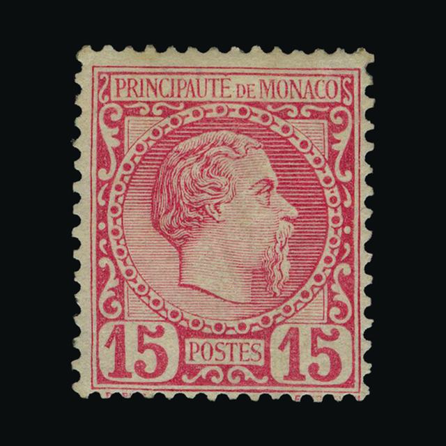 Lot 16508 - Monaco 1885 -  UPA UPA Auction UPA 98
