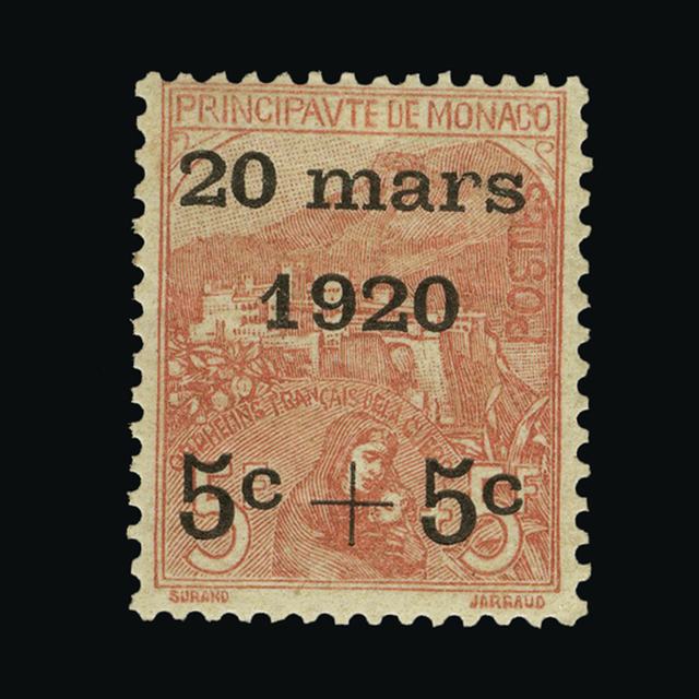 Lot 16548 - Monaco 1920 -  UPA UPA Auction UPA 98