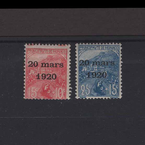 Lot 16549 - Monaco 1920 -  UPA UPA Auction UPA 98
