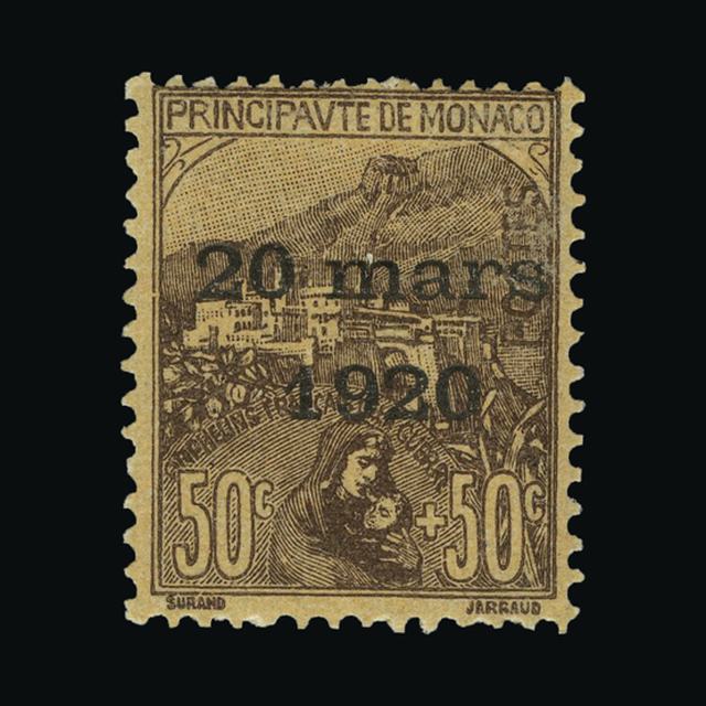 Lot 16550 - Monaco 1920 -  UPA UPA Auction UPA 98