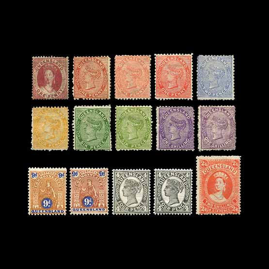 Lot 1660 - Australia - States - Queensland 1860-1911 - UPA UPA Auction UPA 98 Lot 1660 - Australia - States - Queensland 1860-1911 - UPA UPA Auction UPA 98