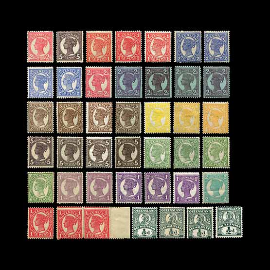 Lot 1661 - Australia - States - Queensland 1868-1906 - UPA UPA Auction UPA 98 Lot 1661 - Australia - States - Queensland 1868-1906 - UPA UPA Auction UPA 98