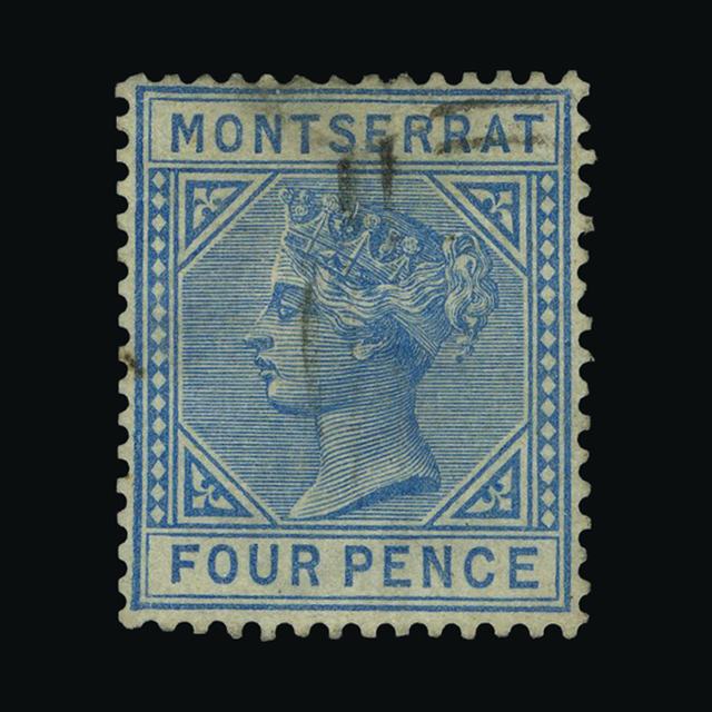 Lot 16701 - montserrat 1884-85 -  UPA UPA Auction UPA 98