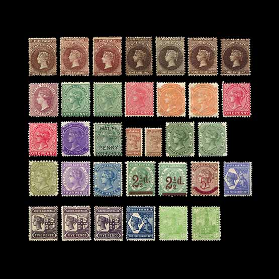 Lot 1672 - Australia - States - South Australia 1868-1905 -  UPA UPA Auction UPA 98