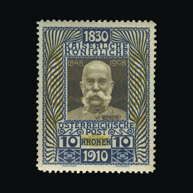 Lot 1734 - Austria 1910 - UPA UPA Auction UPA 98 Lot 1734 - Austria 1910 - UPA UPA Auction UPA 98