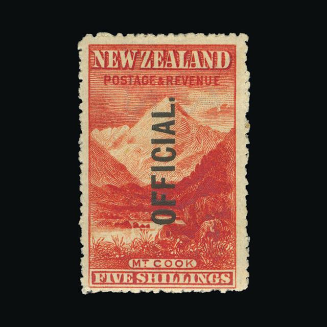 Lot 17674 - New Zealand - Officials 1907 -  UPA UPA Auction UPA 98
