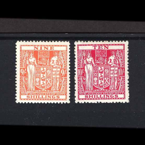 Lot 17765 - New Zealand - Postal Fiscals 1931-40 -  UPA UPA Auction UPA 98