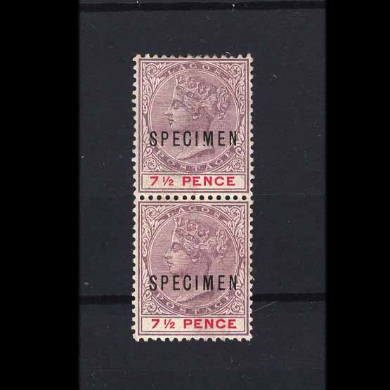 Lot 18088 - Nigeria - Lagos 1887-1902 -  UPA UPA Auction UPA 98