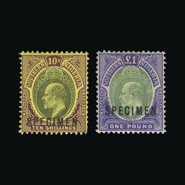 Lot 18125 - nigeria - southern nigeria 1903-04 -  UPA UPA Auction UPA 98