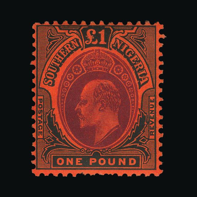Lot 18127 - nigeria - southern nigeria 1907-11 -  UPA UPA Auction UPA 98
