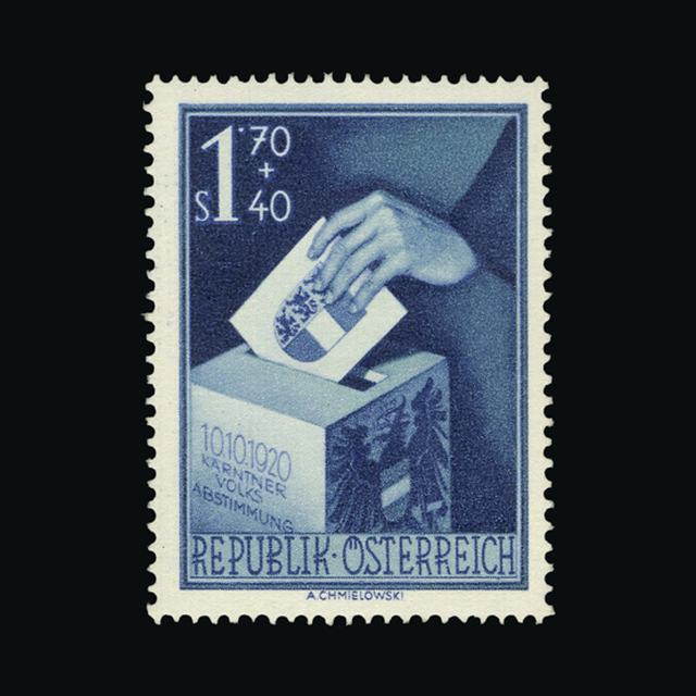 Lot 1836 - Austria 1950 -  UPA UPA Auction UPA 98