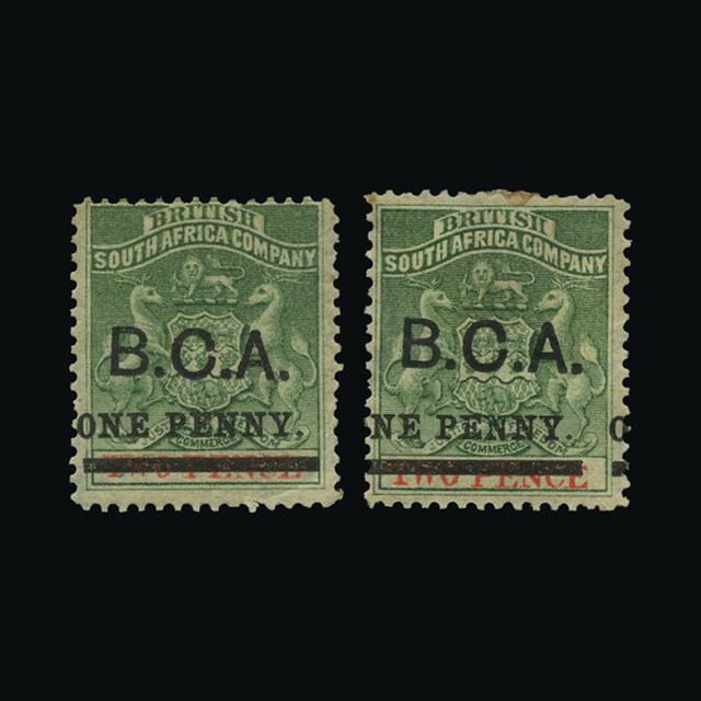 Lot 18468 - nyasaland 1895 -  UPA UPA Auction UPA 98