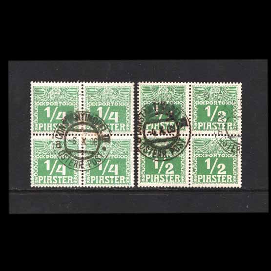 Lot 1925 - Austria - Levant 1908 -  UPA UPA Auction UPA 98