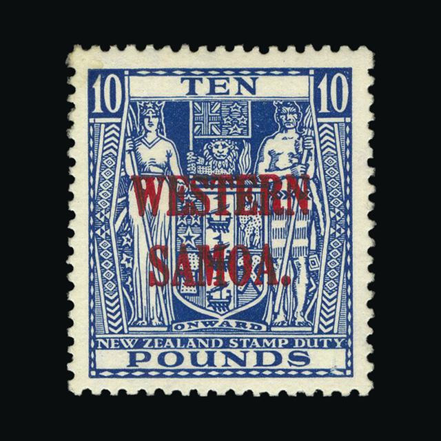 Lot 20040 - samoa 1935-42 -  UPA UPA Auction UPA 98
