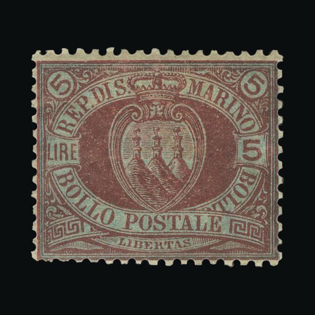 Lot 20057 - San Marino 1892-94 -  UPA UPA Auction UPA 98