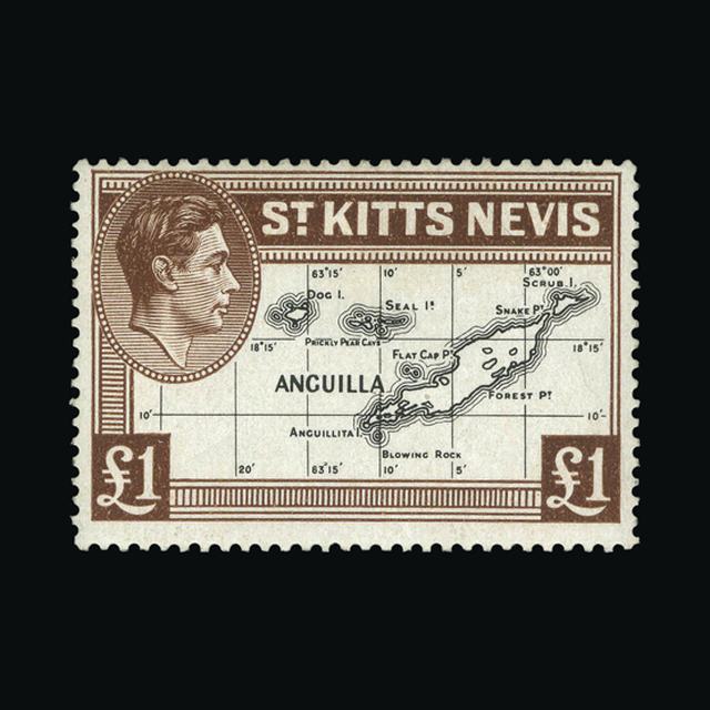 Lot 21430 - st. kitts and nevis 1938-50 -  UPA UPA Auction UPA 98