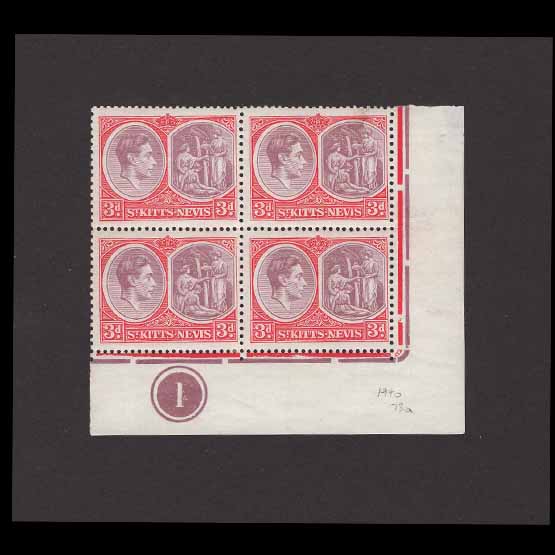 Lot 21435 - st. kitts and nevis 1940 -  UPA UPA Auction UPA 98