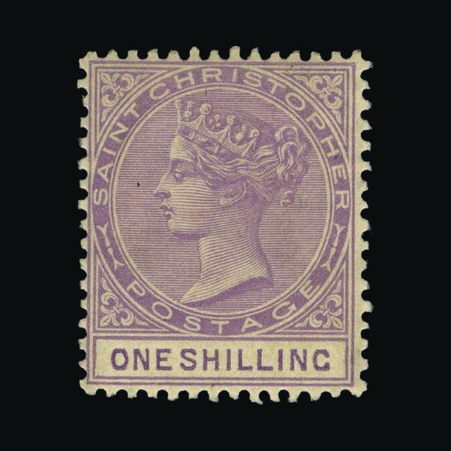 Lot 21474 - St. Kitts and Nevis - St. Christopher 1886 -  UPA UPA Auction UPA 98