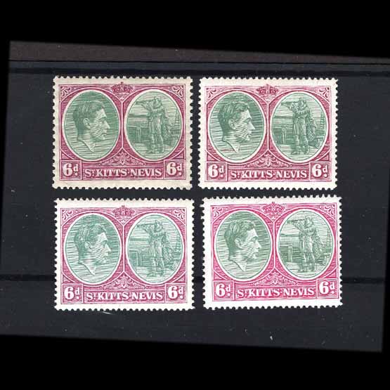 Lot 21487 - St. Kitts and Nevis - St. Kitts 1938-50 - UPA UPA Auction UPA 98 Lot 21487 - St. Kitts and Nevis - St. Kitts 1938-50 - UPA UPA Auction UPA 98