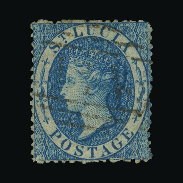 Lot 21496 - st. lucia 1860 -  UPA UPA Auction UPA 98