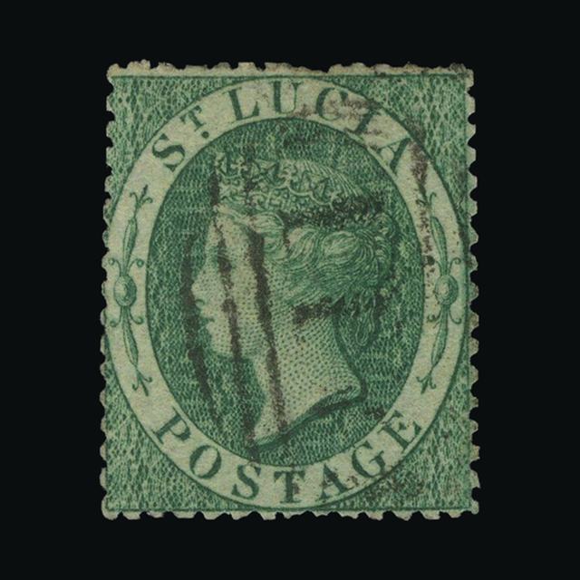 Lot 21498 - st. lucia 1860 -  UPA UPA Auction UPA 98