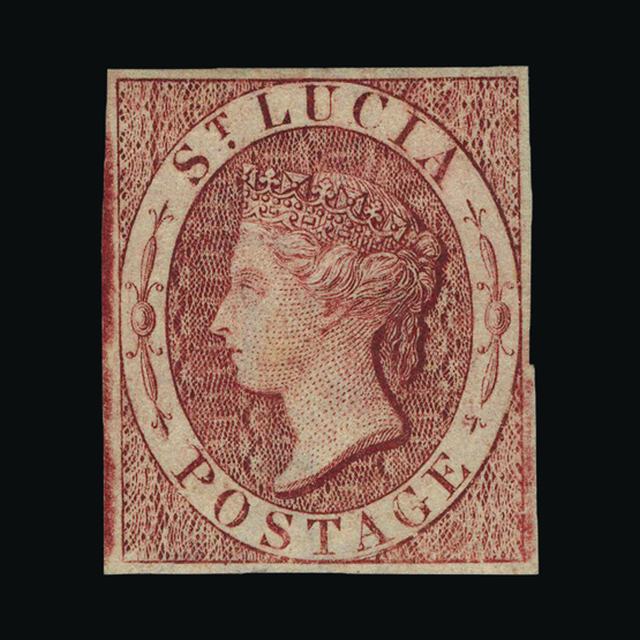 Lot 21504 - st. lucia 1863 -  UPA UPA Auction UPA 98