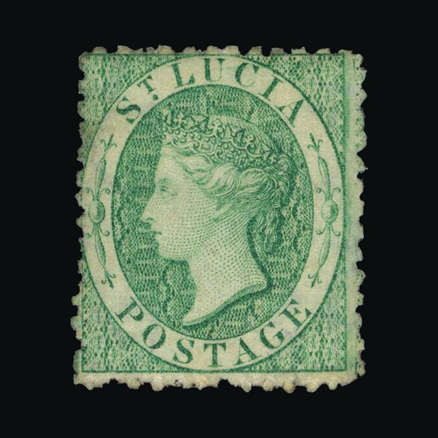 Lot 21506 - st. lucia 1863 -  UPA UPA Auction UPA 98