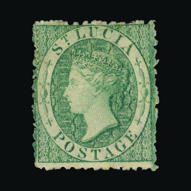 Lot 21507 - st. lucia 1863 -  UPA UPA Auction UPA 98