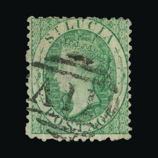 Lot 21508 - st. lucia 1863 -  UPA UPA Auction UPA 98