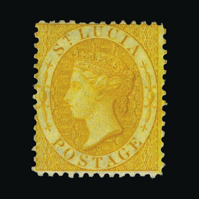 Lot 21515 - st. lucia 1864-76 -  UPA UPA Auction UPA 98