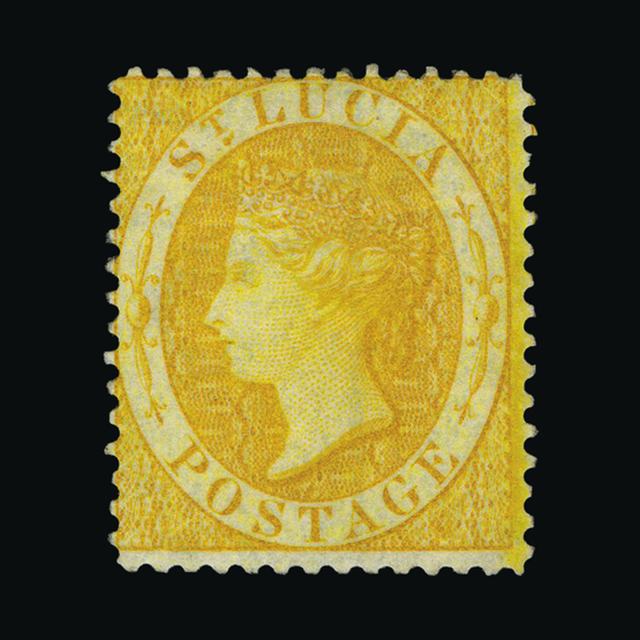Lot 21523 - st. lucia 1864-76 - UPA UPA Auction UPA 98 Lot 21523 - st. lucia 1864-76 - UPA UPA Auction UPA 98