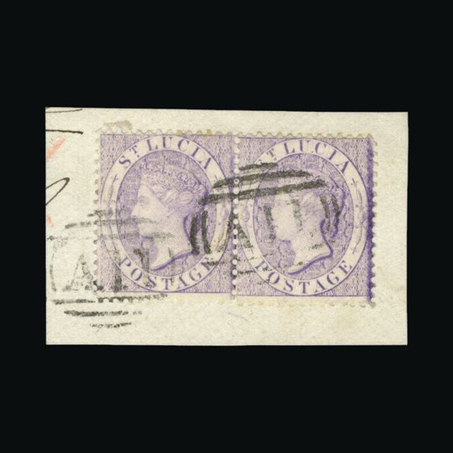 Lot 21526 - st. lucia 1864-76 - UPA UPA Auction UPA 98 Lot 21526 - st. lucia 1864-76 - UPA UPA Auction UPA 98