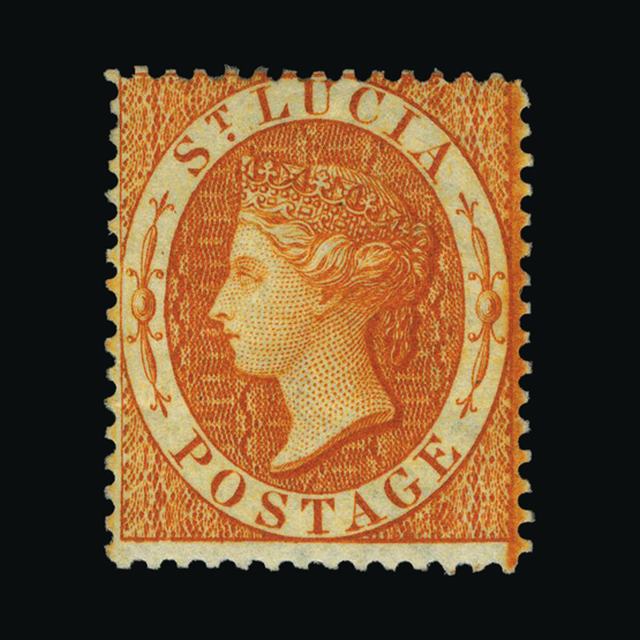 Lot 21529 - st. lucia 1864-76 - UPA UPA Auction UPA 98 Lot 21529 - st. lucia 1864-76 - UPA UPA Auction UPA 98