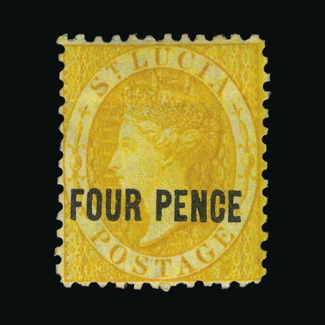Lot 21538 - st. lucia 1882-84 - UPA UPA Auction UPA 98 Lot 21538 - st. lucia 1882-84 - UPA UPA Auction UPA 98