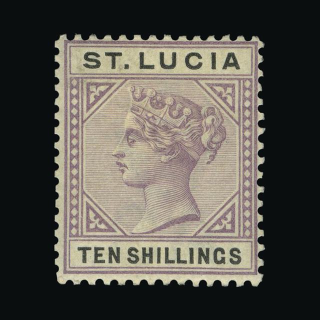 Lot 21549 - st. lucia 1891 - UPA UPA Auction UPA 98 Lot 21549 - st. lucia 1891 - UPA UPA Auction UPA 98