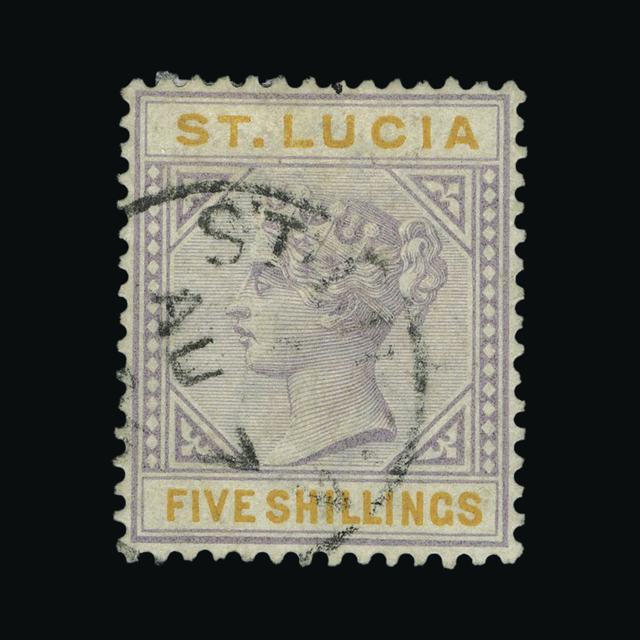 Lot 21551 - st. lucia 1891 - UPA UPA Auction UPA 98 Lot 21551 - st. lucia 1891 - UPA UPA Auction UPA 98