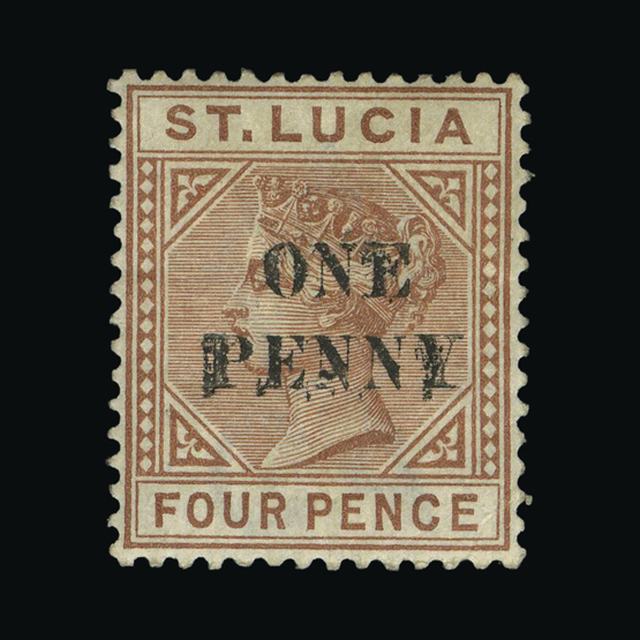 Lot 21553 - st. lucia 1891 - UPA UPA Auction UPA 98 Lot 21553 - st. lucia 1891 - UPA UPA Auction UPA 98