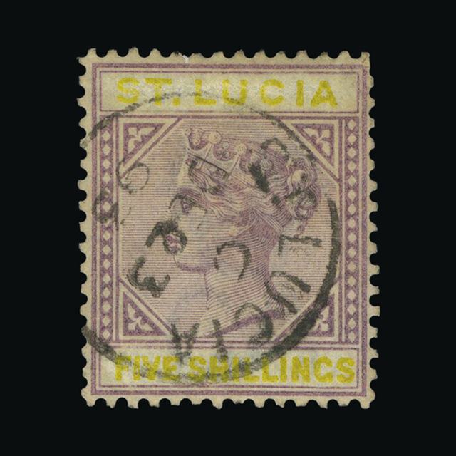 Lot 21564 - st. lucia 1891-98 - UPA UPA Auction UPA 98 Lot 21564 - st. lucia 1891-98 - UPA UPA Auction UPA 98