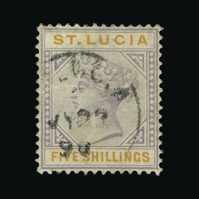 Lot 21565 - st. lucia 1891-98 - UPA UPA Auction UPA 98 Lot 21565 - st. lucia 1891-98 - UPA UPA Auction UPA 98