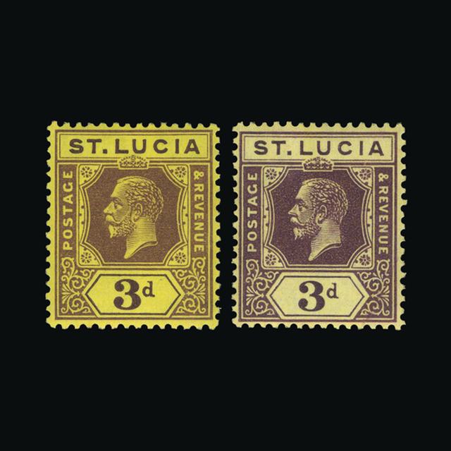 Lot 21581 - st. lucia 1921 - UPA UPA Auction UPA 98 Lot 21581 - st. lucia 1921 - UPA UPA Auction UPA 98