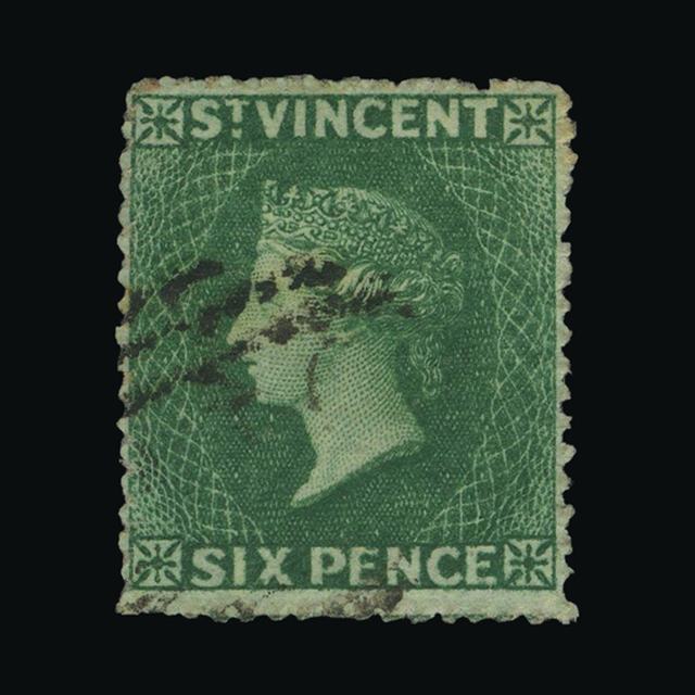 Lot 21649 - st. vincent 1861-2 -  UPA UPA Auction UPA 98