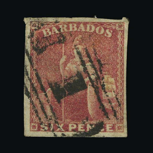 Lot 2204 - barbados 1858 -  UPA UPA Auction UPA 98