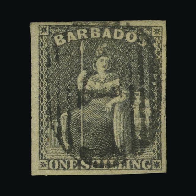Lot 2205 - barbados 1858 -  UPA UPA Auction UPA 98