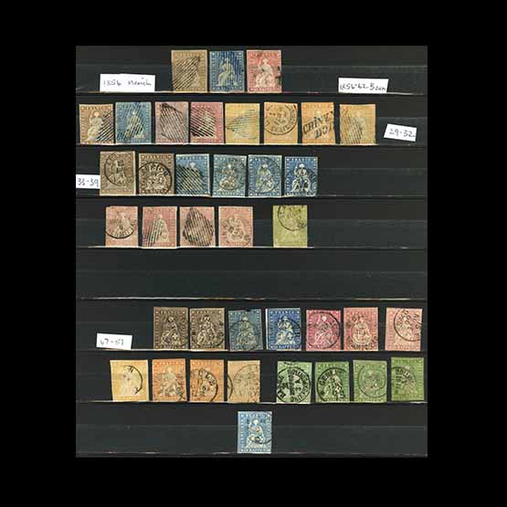 Lot 22053 - Switzerland 1854-62 -  UPA UPA Auction UPA 98