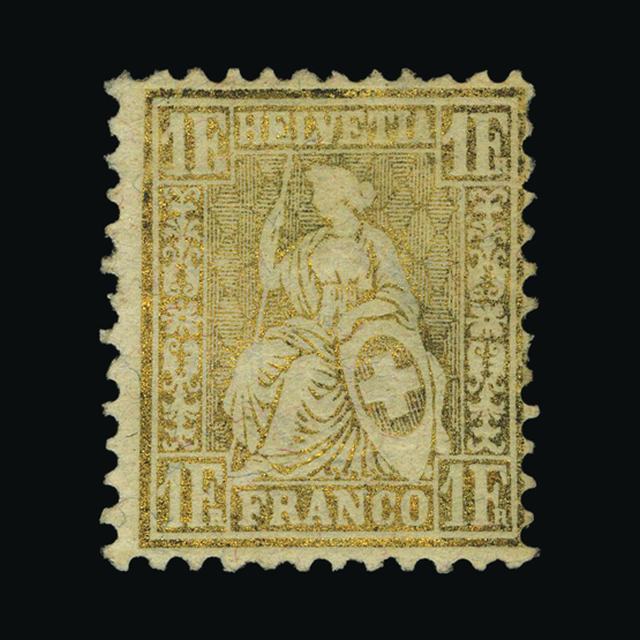 Lot 22066 - Switzerland 1862-64 -  UPA UPA Auction UPA 98