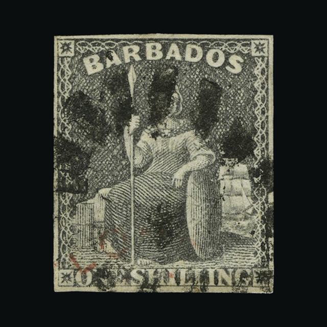 Lot 2207 - barbados 1858 -  UPA UPA Auction UPA 98