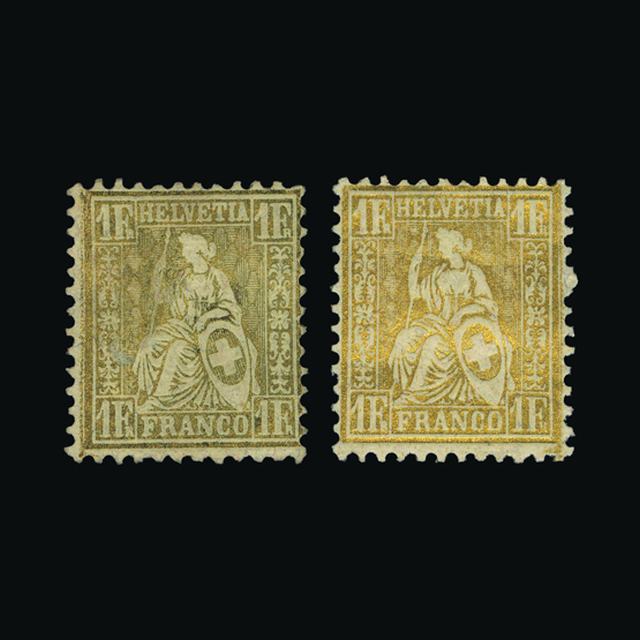 Lot 22070 - Switzerland 1863,81 -  UPA UPA Auction UPA 98